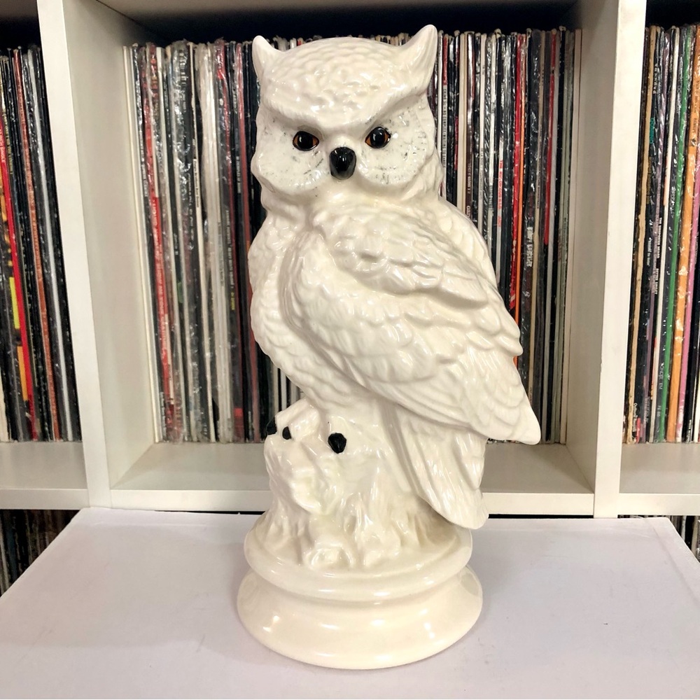 Vintage 12” Ceramic Owl